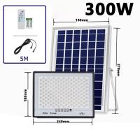 ราคา Solar light 180W 300W 500W ไฟLED แผงโซลาร์เซลล์ โคมไฟโซลาร์เซลล์ ไฟโซล่าเซลล์ สวนกันน้ำ กันฟ้าผ่า กลางแจ้ง ไฟถนน (20602514649)