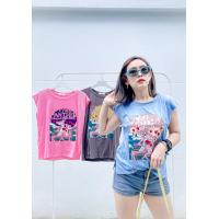 ราคา พร้อมส่ง เสื้อ ยืด เสื้อยืด แขนกุด พิงแพนเตอร์ Pinkpanter งานสวย เท่เก๋ น่ารักมาก ผ้าคอตตอน ผสมนิ่ม ใส่สบายมี3สี ฟรีไซค์ สวยมาก (12716150860)