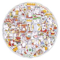 ราคา 60ชิ้น sset การ์ตูนกระต่าย Mongmong สติ๊กเกอร์สำหรับแล็ปท็อปกระเป๋าเดินทางอัลบั้มเครื่องเขียนกันน้ำอัลบั้ม decals ตุ๊กตาของขวัญเด็ก (21170699227)
