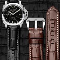 ราคา Hot Sale Suitable for PANE fat sea strap Mens leather waterproof crazy horse accessories 22 24 26 (19815966177)