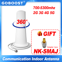 ราคา 360 เสาอากาศภายในอาคาร5G สำหรับโทรศัพท์มือถือ repeater การสื่อสารเสาอากาศ4G 3G 2G GSM LTE 700 5300MHz 5dBi NK SMAJ อะแดปเตอร์เป็นของขวัญ (21357661554)