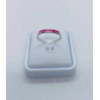 ราคา แหวนเงินแท้พลอยสีแดงทับทิมพลอยแถวเดียวเงินแท้ 92 5 (17525295663)