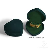 ราคา กล่องกำไลข้อมือ กล่องใส่กำไลหิน กล่องกำไลกำมะหยี่ กล่องสร้อยข้อมือกำมะหยี่ จัดโชว์เพิ่มความสวยงาม แบบทรงหัวใจสีเขียว (19196118813)