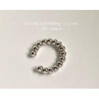 ราคา hoo stores Rolling Big Cuff ต่างหูหนีบ ต่างหูหนีบเงินแท้ ต่างหูเงินแท้925 ไม่ต้องเจาะ เครื่องประดับเงินแท้ ปลอดสารนิกเกิล ไม่แพ้ ไม่คัน (6708112412)