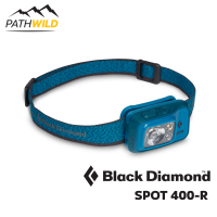 ราคา BLACK DIAMOND SPOT 400 R RECHARGEABLE HEADLAMP ไฟฉายคาดหัว ความสว่าง 400 lm ชาร์จด้วย micro USB Port (15451500913)