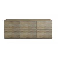 ราคา DELICATO ชั้นวางทีวี 6ลิ้นชัก ขนาด120X39X45ซม สีบีช (17439208436)