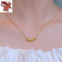 ราคา สร้อยคอทองคำแท้ครึ่งสลึง สร้อยคอ18kอิตาลี จี้กับลูกปัดนําโชค น้ำหนักทอง 1 45 กรัม ทองคํา 99 99 ยาว18นิ้ว ขายได้ จำนำได้ สร้อยอิตาลี ทองคำแท้ สร้อยคอทอง งานฝีมือจากช่างเยาวราช (21112896678)