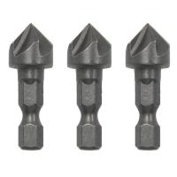ราคา 1 3pcs Countersink dril screws extractor Six Blade metal core Replace the drill bit Household essential gadgets Work efficiently (19409863387)