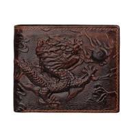 ราคา หนังจระเข้ลายนูน Luufan กระเป๋าสตางค์สองพับสั้นกระเป๋าเงินใส่บัตรสั้นหนังแท้พับได้2ทบสำหรับกระเป๋าสตางค์ผู้ชายสไตล์จระเข้2023 (19532653206)