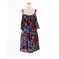 ราคา mango เดรสสายเดี่ยว ผ้าพิมพ์ลายดอกไม้ แต่งระบาย เอวยืดได้ ป้ายแบรนด์ระบุไซส์ EUR S Preloved (20673977554)