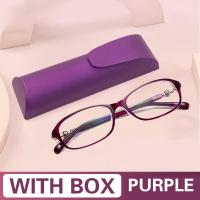 ราคา แว่นตาอ่านหนังสือแฟชั่นสำหรับผู้หญิงแว่นสายตายาวเกินแว่นสายตายาวเกรด 100ถึง 400 (19581596889)