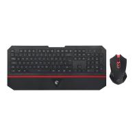 ราคา Wireless Gaming Keyboard And Mouse Combo 2 4G 104 Keys Keyboard และ2400 DPI Game Mice LED Backlight สำหรับ Windows Laptop PC (20015241066)