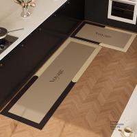 ราคา แผ่นยางกันลื่นพีวีซี Keset Dapur กันน้ำมันกันน้ำได้พรมห้องครัวพรมเช็ดเท้ายืนพรมห้องครัวกันกระแทกป้องกันความเมื่อยล้า (20130327967)