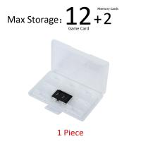 ราคา 12 2ใน1การ์ดเกมเคสเมมโมรี่กล่องใส่บัตร SD เปลือกแข็งฝาครอบป้องกันจัดเก็บข้อมูลแบบพกพาสำหรับ Nintendo Switch OLED Lite (20390751223)
