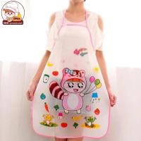 ราคา ผ้ากันเปื้อน PVC กันน้ำ ลายการ์ตูน ผ้ากันเปื้อนพลาสติกพีวีซี (13620523935)