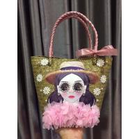 ราคา กระเป๋าสานกระจูดสาวหมวก6 8 (5838312064)