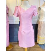 ราคา 5 สี เดรสผ้าไหมสังเคราะห์ทรงเข้ารูปแขนทิวลิป เนื้อนุ่มเงาเล็กน้อย ใส่สวยค่ะ S 3XL (20354465209)