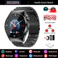 ราคา Health Laser Therapy Smart Watch Blood Sugar Watch Smart Bluetooth Call Uric Acid Blood Lipid Blood Pressure Monitor Smartwatch (20721694235)