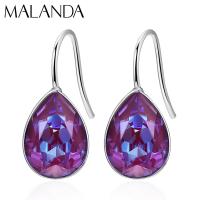 ราคา Crystals From Swarovski Water Drop Drop Earrings For Women New Fashion Elegant Dangle Earrings Wedding Party Jewelry Mom Gift (11374687348)