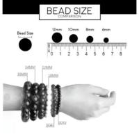 ราคา Natural Rainbow Aura Quartz Beads Necklace for man and women (17483895764)