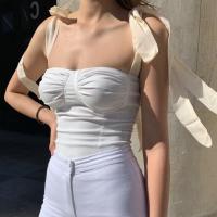 ราคา พร้อมส่ง เสื้อสายเดี่ยว สายเดี่ยวผูกโบว์ สายเดี่ยวลูกไม้ สายเดี่ยวผูกไหล่ สายเดี่ยวไหมพรม เกาะอกสายฝอ เสื้อสายฝอ 3010 (17193278800)