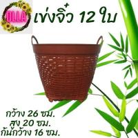 ราคา เข่งจิ๋ว กว้าง 26 สูง 20 ซม สีอิฐ 12 ใบ (17414578997)