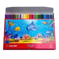 ราคา Colleen ดินสอสีไม้ระบายน้ำ คอลลีน 12 24 36 สี รุ่น Watercolour Pencils (3165350093)