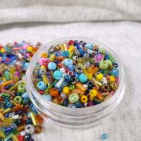ราคา ลูกปัดแก้วเม็ดเล็ก Seed Beads คละขนาด 2 6 mm คละสี คละแบบ แพ็ค 1 กระปุก 10ml (20090569477)