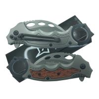 ราคา มีดพับ คารัมบิต Fox รุ่น FA42 สีเทา ลายไม้ มีดพก มีดเดินป่า karambit มีด บริการเก็บเงินปลายทาง สำหรับคุณ (16185823348)