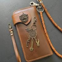 ราคา กระเป๋าหนังแท้ สายถัก แถมฟรีพวงกุญแจตาข่าย เท่ๆสไตล์วินเทจ A015 (9583171427)