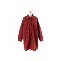 ราคา Zara เดรสยีนส์สีส้มอิฐ แขนยาวไหล่สโลป กระดุมหน้า ใส่แบบใส่แบบ overSize ป้ายแบรนด์ระบุไซส์ EUR XS Preloved (20670487114)