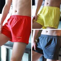 ราคา ② ญี่ปุ่น MUJI MUJI สบายชุดชั้นในชายผ้าฝ้ายแบนนักมวยกางเกงขาสั้นบุคลิกภาพแนวโน้มกางเกงหัว (15530336189)