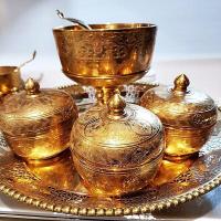 ราคา ชุดทองเหลืองตลับตอกลาย 4 นิ้ว พานรอง โตก 13 นิ้ว ขันพานตักบาตร 6 นิ้ว (12229001592)