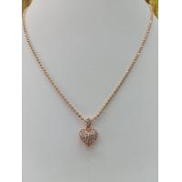 ราคา สร้อยคอจี้หัวใจเศษนาคแท้100 (17034693544)