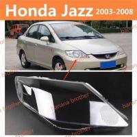 ราคา FOR Honda Jazz headlamp 03 08 Sedan SAA GD1 GD3 headlamp cover headlight cover cap lampu depan headlamp Lens headlight lens lampshade Head Lamp cover Light Glass Lens Shell (21351090271)