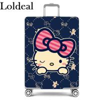 ราคา Loldeal กระเป๋าเดินทางหนาปกยืดหยุ่นการ์ตูนผ้าบาติกทนต่อการสึกหรอกระเป๋าเดินทางฝาครอบป้องกัน (14644319865)