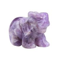 ราคา ตกเเต่งควอตซ์ทำมือคริสตัลแกะสลักรูปช้างหินรูปปั้นช้างตกแต่งขนาดเล็กงานฝีมือ (21083694911)