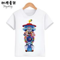 ราคา Paw Patrol เสื้อผ้าเด็กเสื้อยืดแขนสั้นลายการ์ตูนทำจากยางสำหรับเด็กชายและเด็กหญิง (14013083709)