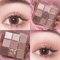 ราคา 9 Color Palaces Eyeshadow Palette Glitter Matte Pearlescent Shimmer Shinny Pigment Diamond Eye Shadow Cosmetic Makeup (20682034048)