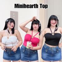 ราคา เสื้อกล้ามสาวอวบ สายคล้องคอ แต่งเว้าอกหัวใจ แฟชั่นสาวอวบ มี5สี งานตามหาของสาวๆพลัสไซส์ เข้ารูปทรงสวย (20513000190)