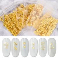 ราคา AWEI1 500ชิ้น แพ็คเล็บสติกเกอร์โลหะ Rivets Shape DIY โลหะ Drop เม็ดพลอยติดเล็บ Sequins สำหรับหญิง (9619954862)