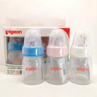 ราคา Pigeon พีเจ้น ขวดนมคอแคบ แถมฟรี จุกนม เสมือนนมมารดา แพ็ค 3 ขวด 2 ออนซ์ จุกไซส์ S (14983017178)