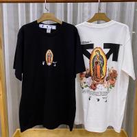 ราคา พร้อมส่ง D37 เสื้อยืด Off White แขนสั้น พระแม่มารี (17295822292)