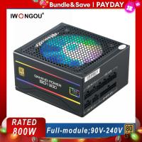 ราคา Iwongou แหล่งจ่ายไฟ80Plus 800 W แหล่งจ่ายไฟ DC DC โมดูลเต็มวงจรสำหรับ PC แหล่งจ่ายไฟ800วัตต์24pin 12V ATX GAMESD1200 (21170048914)