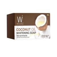 ราคา สบู่ไวท์เวย์ White Way Coconut Oil Whitening Soap (19166483363)