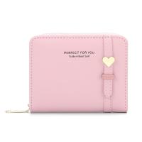 ราคา Bolsa FOREVER YOUNG included Womens SHORT Wallet MINI multifunctional Zipper Coin purse lychee Pattern Student Money CLIP purse (18945177867)