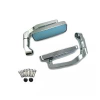 ราคา โปรดีล คุ้มค่า กระจกมอเตอร์ไซค์ กระจก ขา BSC สี่เหลี่ยม กระจกสีฟ้าเกรดตี เกรด A ใส่รูกระจกรถทั่วไปได้ พร้อมน็อต 6 ตัว รถมอเตอร์ไซค์ ของพร้อมส่ง กระจก รถ มอเตอร์ไซค์ กระจก มอง ข้าง มอเตอร์ไซค์ กระจก ข้