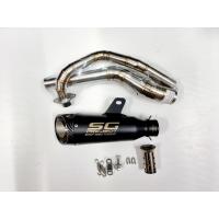 ราคา คอท่อสแตนเลส คอท่อ Exciter 150 ขนาดคอท่อ 2 นิ้ว พร้อมปลายท่อ SC โปร Moto GP ตัวอ้วน ฟรีแคทลดเสียง (20994616486)