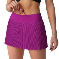 ราคา Lulus ผู้หญิงสีแดงกุหลาบจีบเทนนิส Skorts หญิงเซ็กซี่ยิมฟิตเนสกอล์ฟกระโปรงแบดมินตันชุดเครื่องแบบกางเกงกีฬา (12933122720)