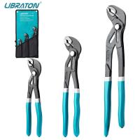 ราคา Libraton 3PCS ท่อคีมชุดปั๊มน้ำคีมGroove Joint Set TangV Jaw Tongue และ Groove คีม CR V เหล็ก (21170859126)
